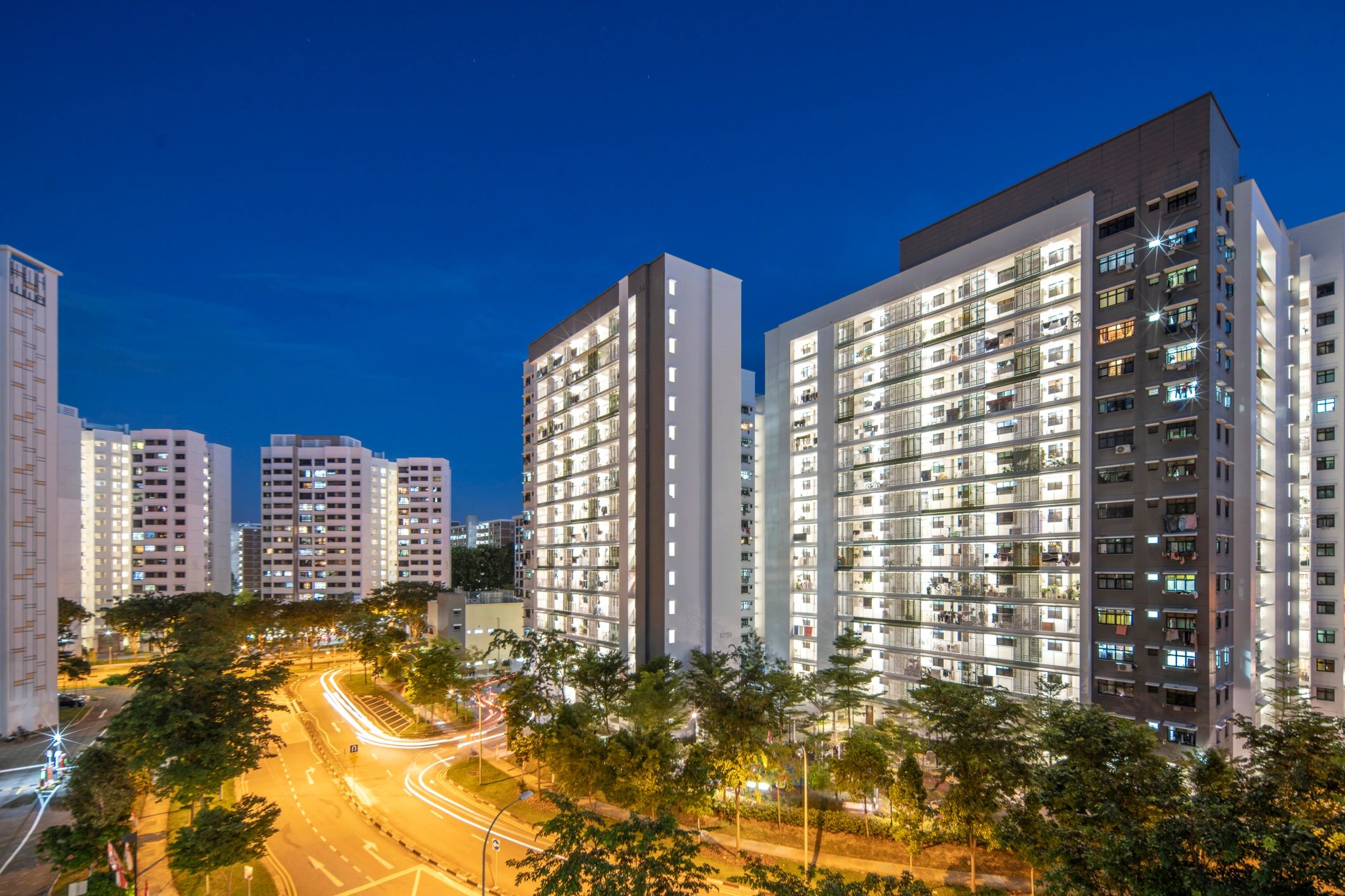 Modern residential building representing protected properties